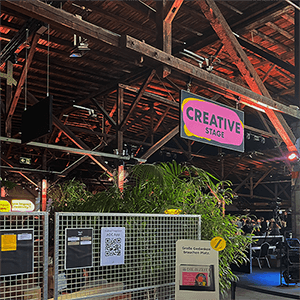 Die Creative Stage auf dem ADC-Festival