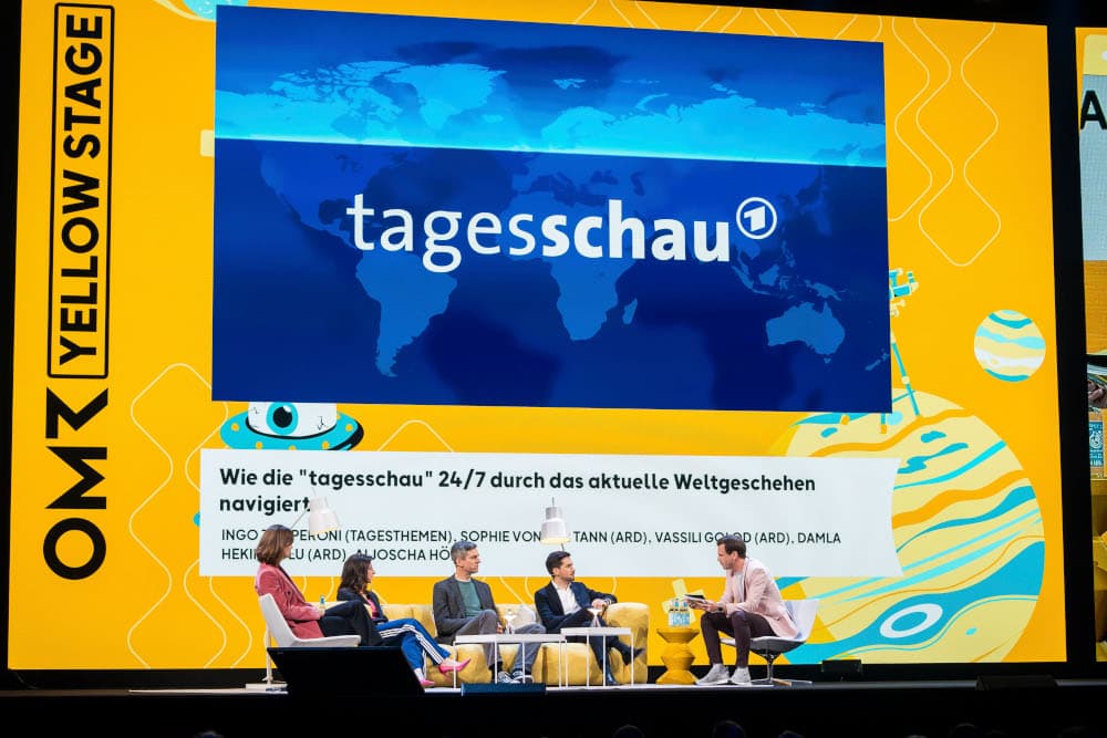 OMR 2025 Tagesschau-Team