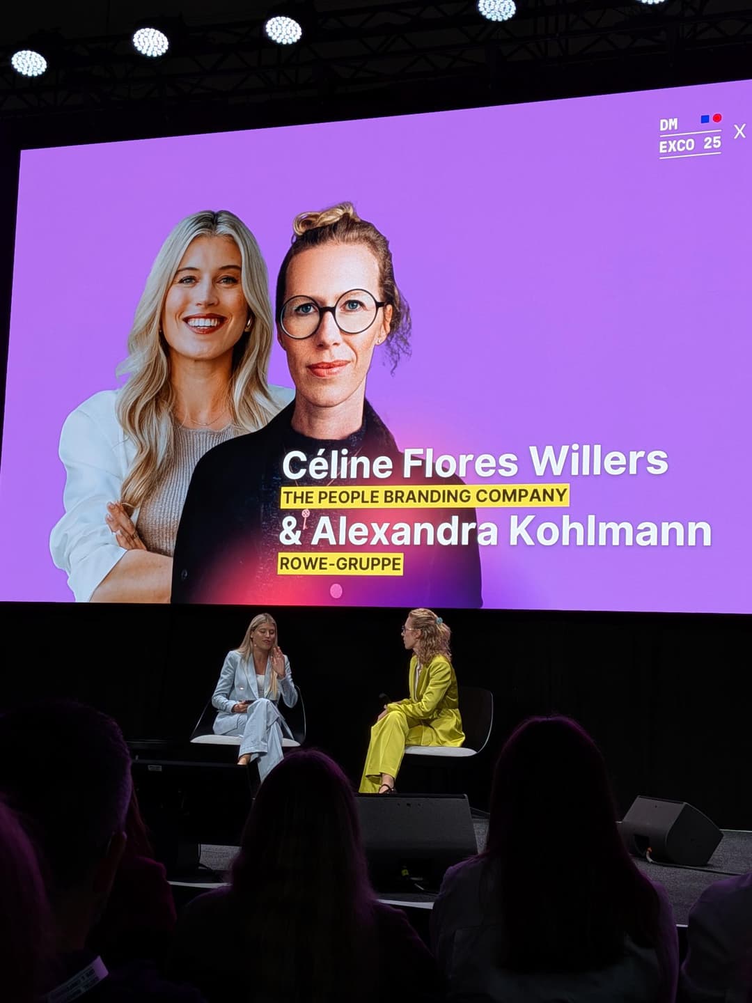 Céline Flores Willers und Alexandra Kohlmann im Fireside Chat beim Corporate Influencer Summit 2025. Céline Flores Willers und Alexandra Kohlmann im Fireside Chat beim Corporate Influencer Summit 2025.