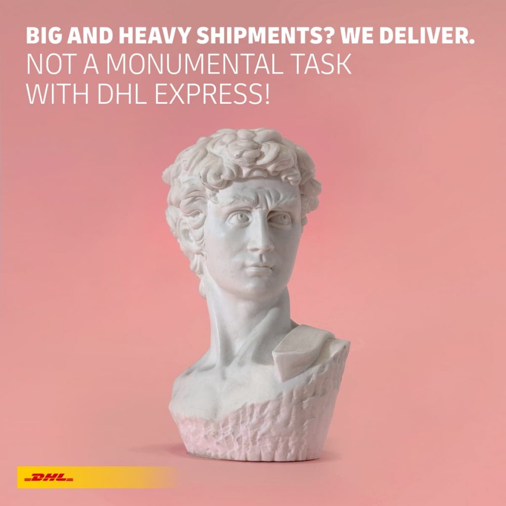 DHL Marketing-Kampagne: finales Bild 5 Skulptur