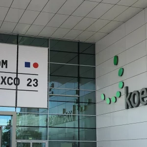 Eingang zur Kölnmesse für die DMEXCO 2023